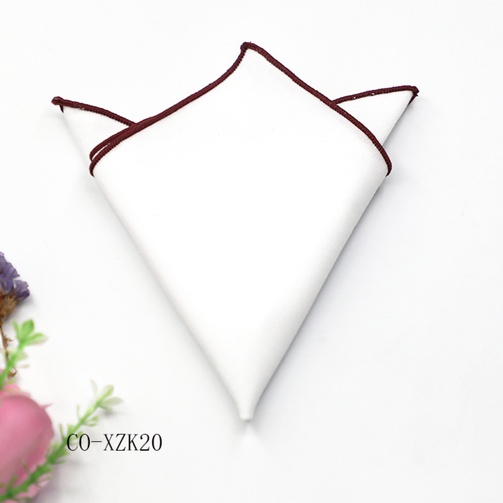 Solid Striped Brown Pocket Squ – Handkerchief Cotton Men Bewertung und Preis