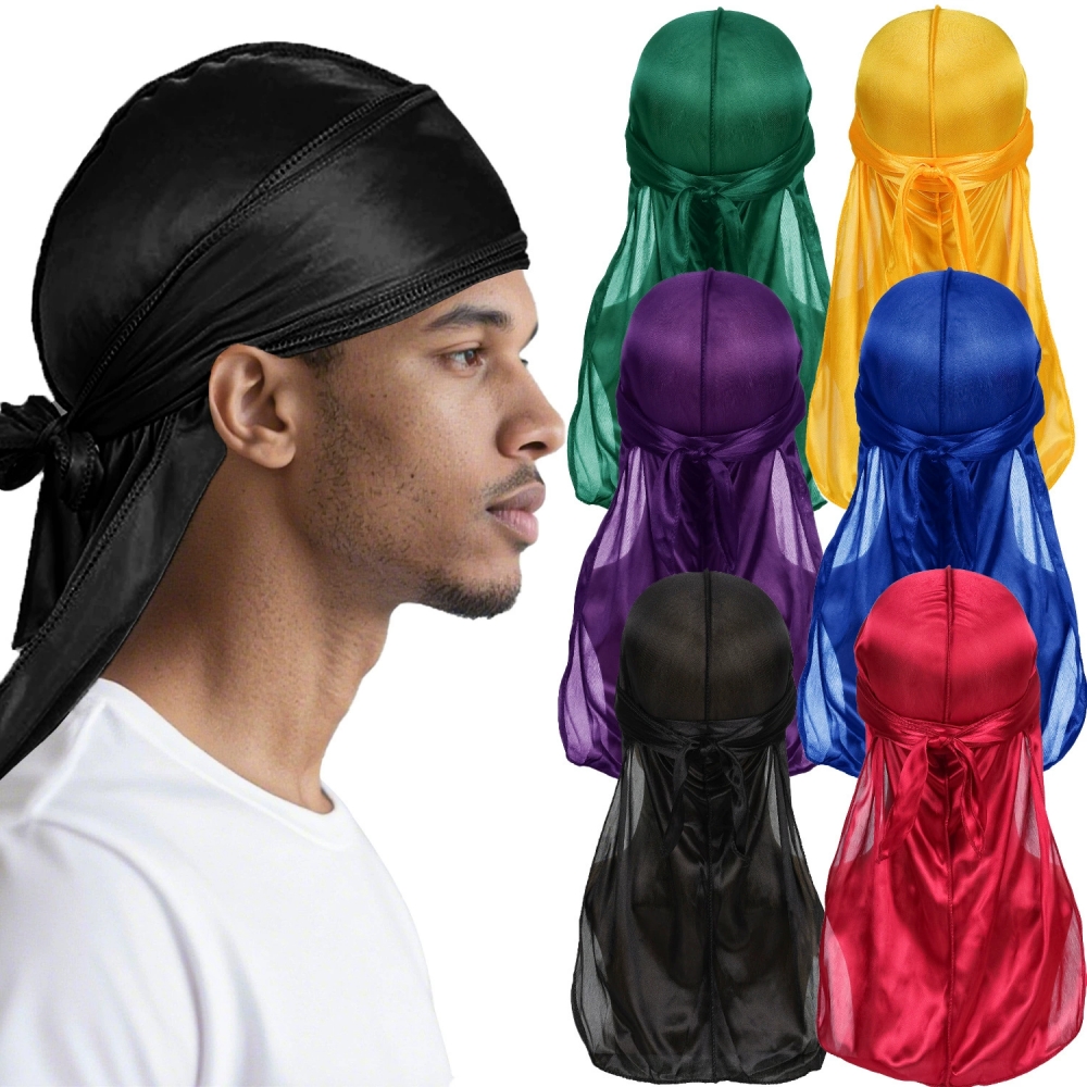 Men's Silk Durag Bonnet Bandan – Bandana Doo Rag Bewertung und Preis