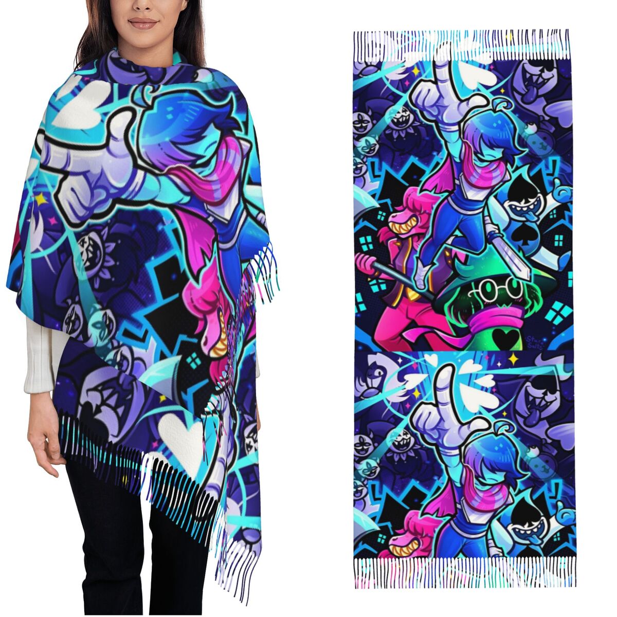 Deltarunes  Shawl Wraps Womens – Pashmina Wrap Large Bewertung und Preis