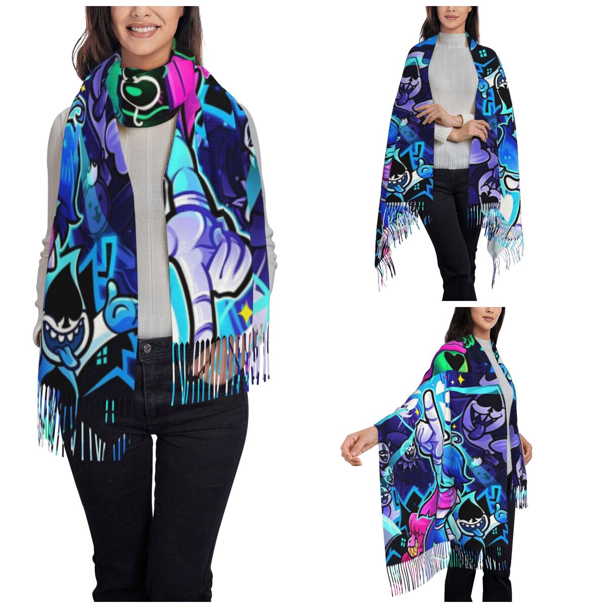 Deltarunes  Shawl Wraps Womens – Pashmina Wrap Large Bewertung und Preis