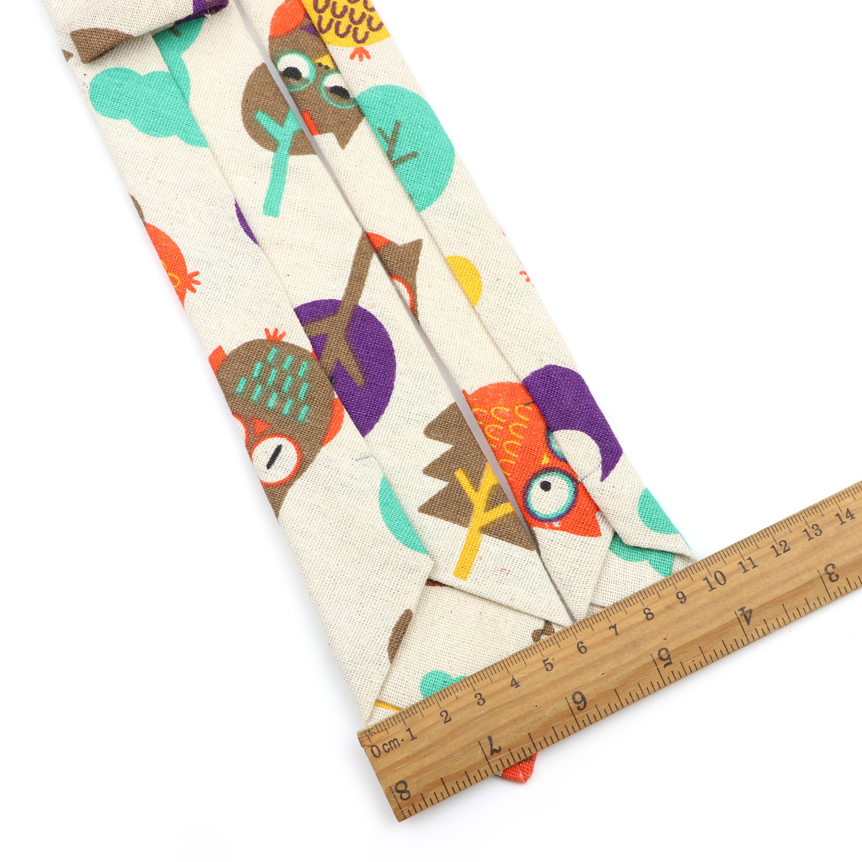 Novelty Cartoon Linen Tie For  – Skinny Tie Men Bewertung und Preis