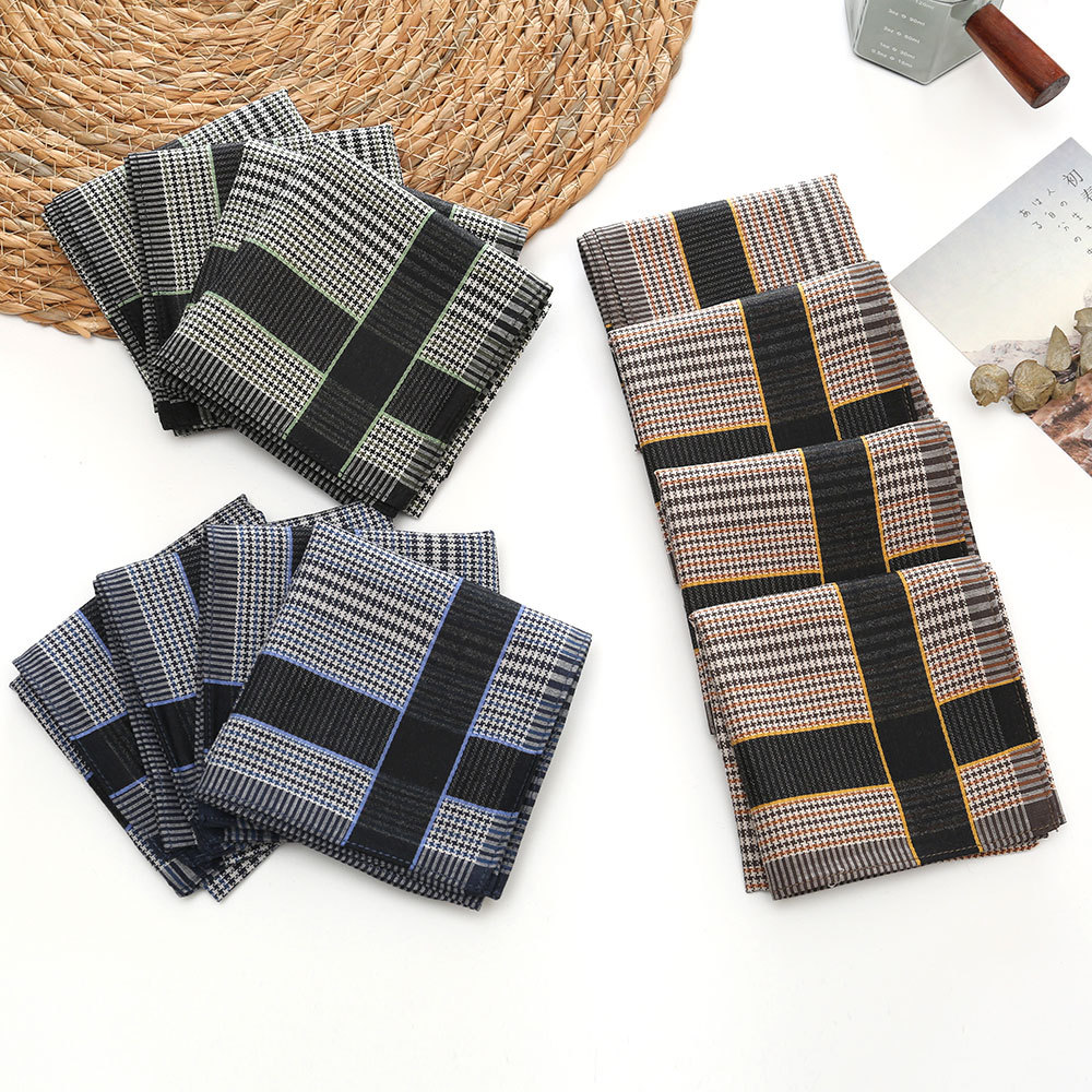 3/6/12 Pcs Men's Pure Cotton H – Handkerchief Cotton Men Bewertung und Preis