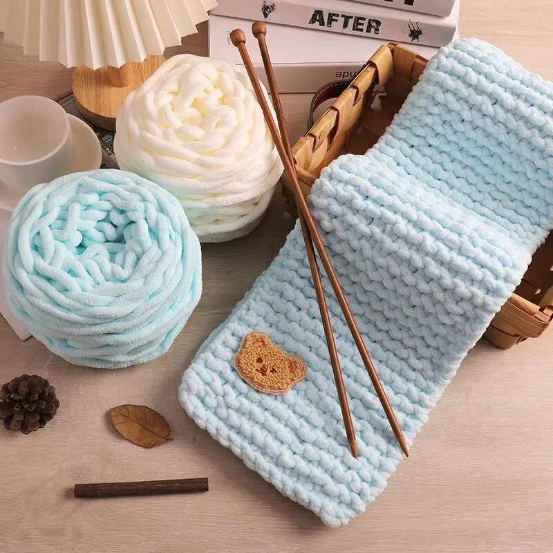 3PCS 300g Chenille Knitting Ya – Woven Scarf Blanket Bewertung und Preis