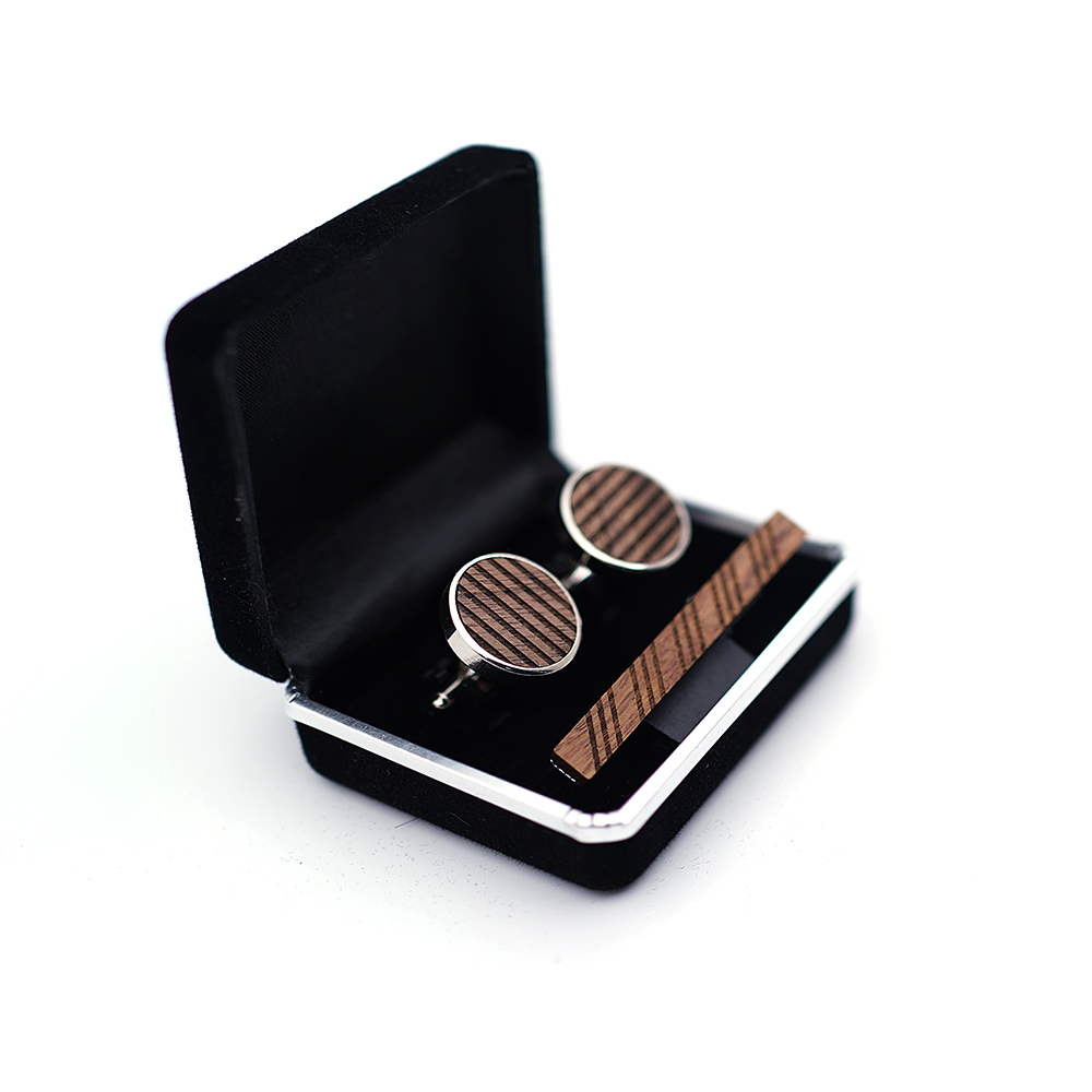 High Quality Wood Cuff links n – Tie Bar Set Gift Bewertung und Preis