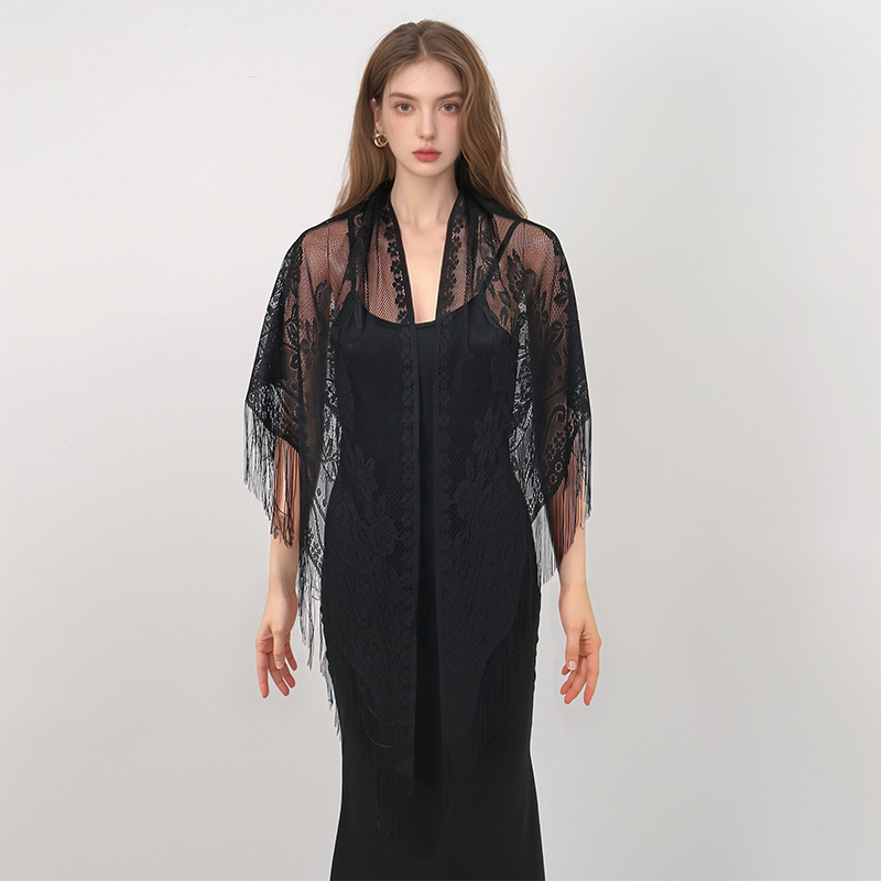 New Embroidery Lace Scarf Shaw – Stole Wedding Shawl Bewertung und Preis