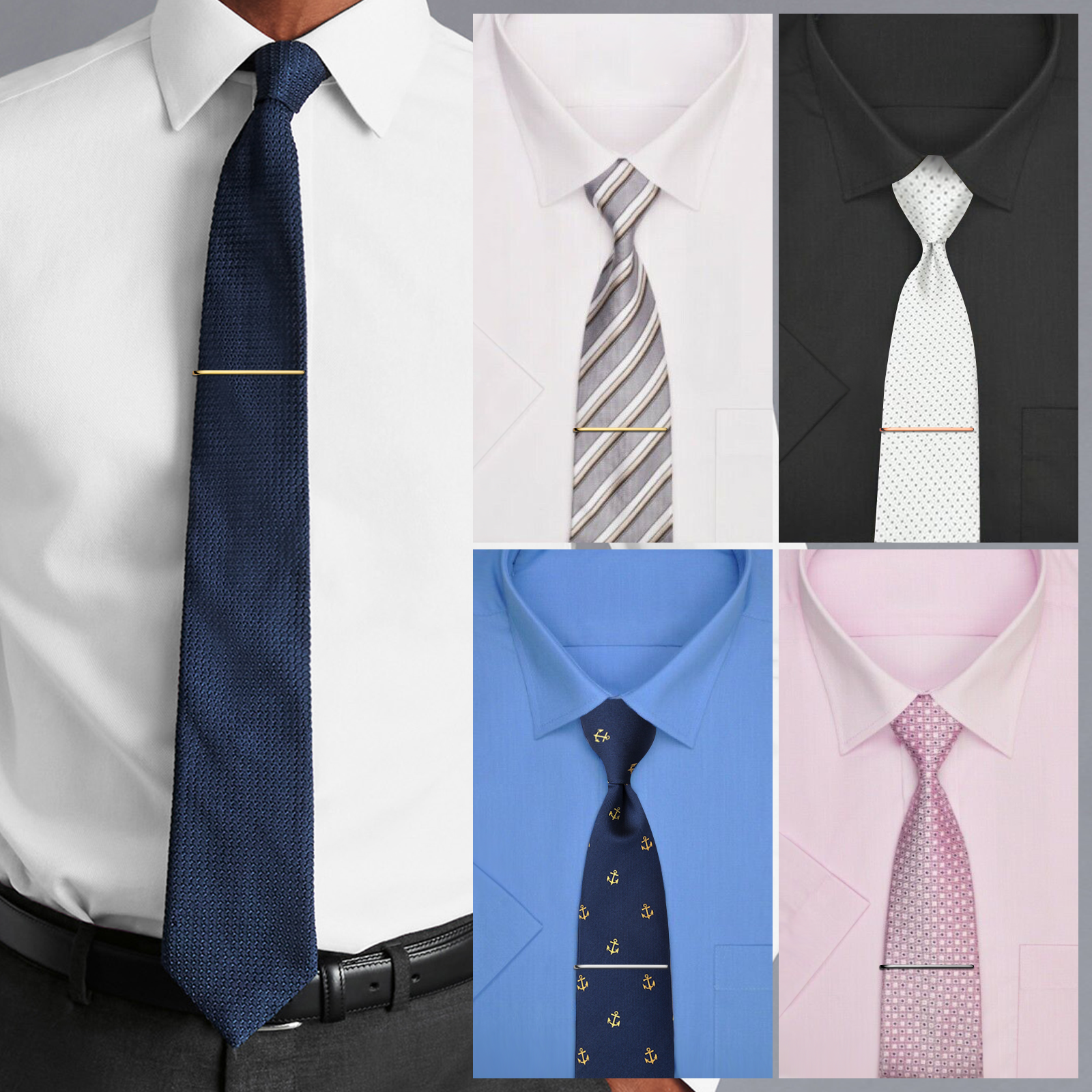 HAWSON Tie Clips for Men 4Pcs  – Tie Bar Set Gift Bewertung und Preis