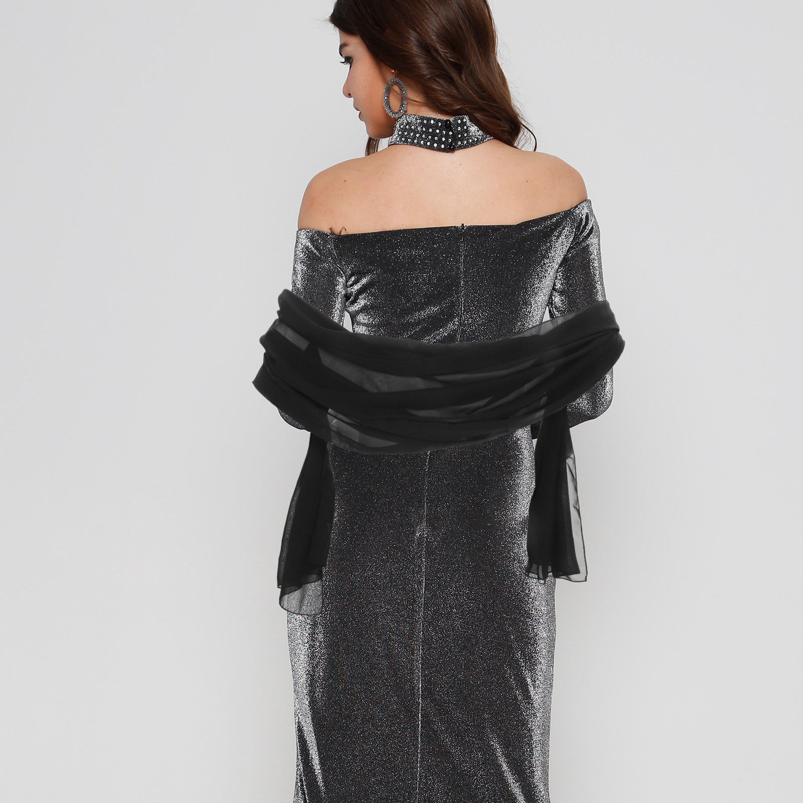 200X70Cm Chiffon Shawl For Wom – Stole Wedding Shawl Bewertung und Preis