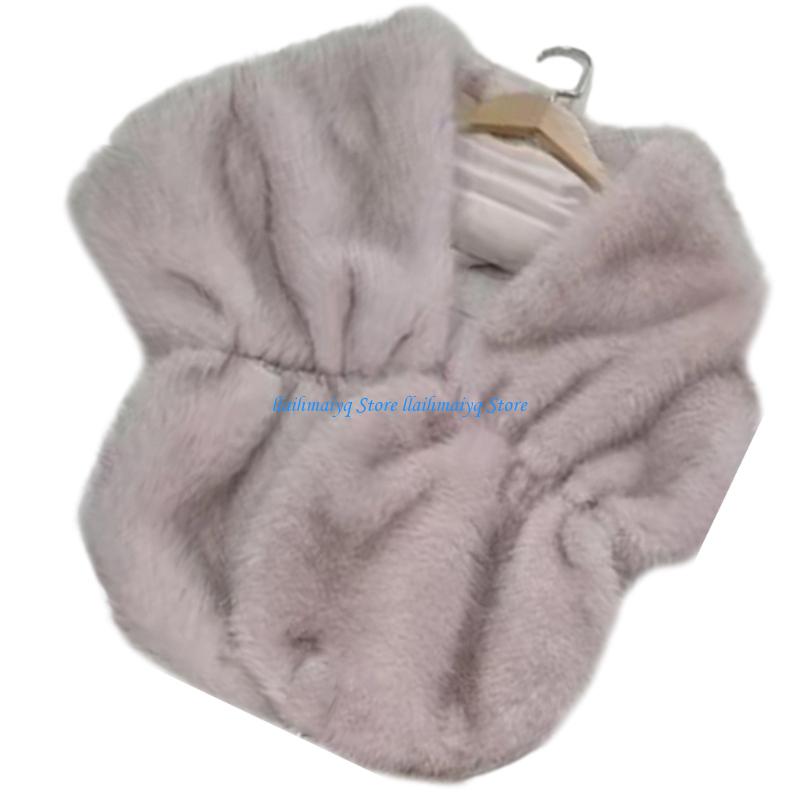 573B Luxurious Artificial Furs – Stole Wedding Shawl Bewertung und Preis