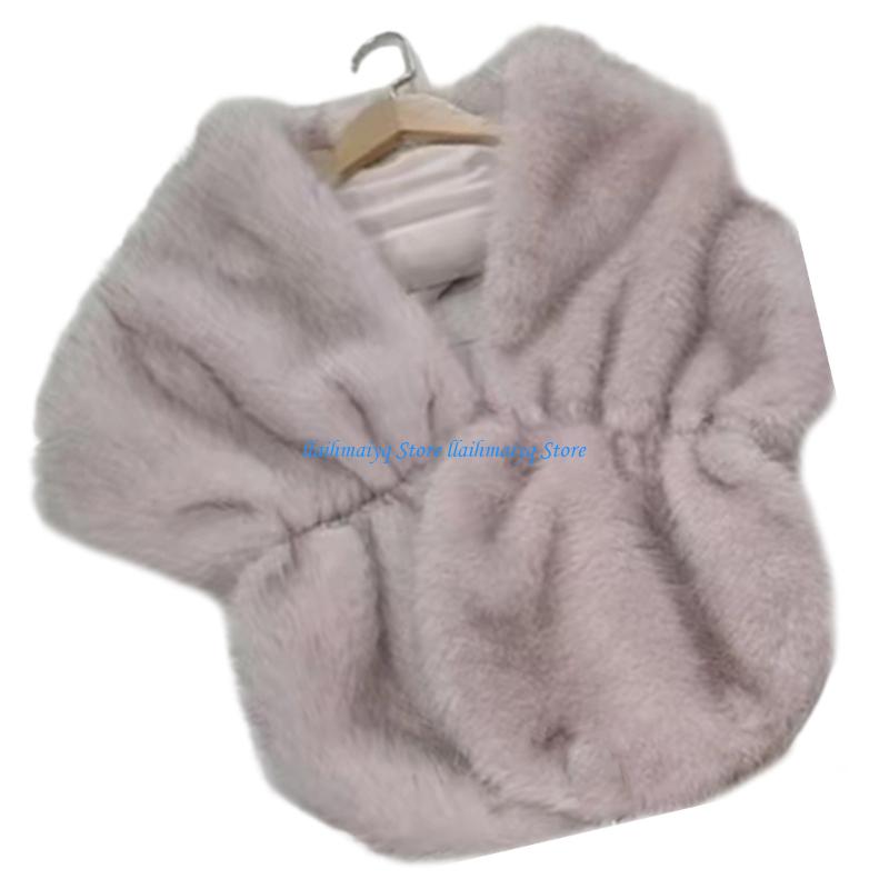 573B Luxurious Artificial Furs – Stole Wedding Shawl Bewertung und Preis