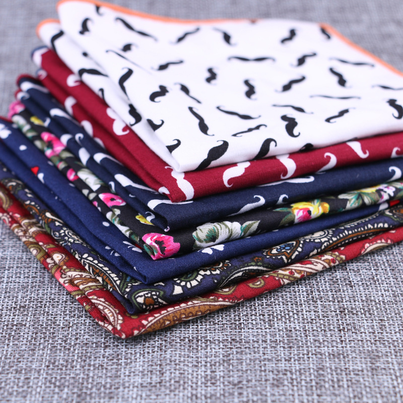Fashion Cotton Pocket Square F – Handkerchief Cotton Men Bewertung und Preis
