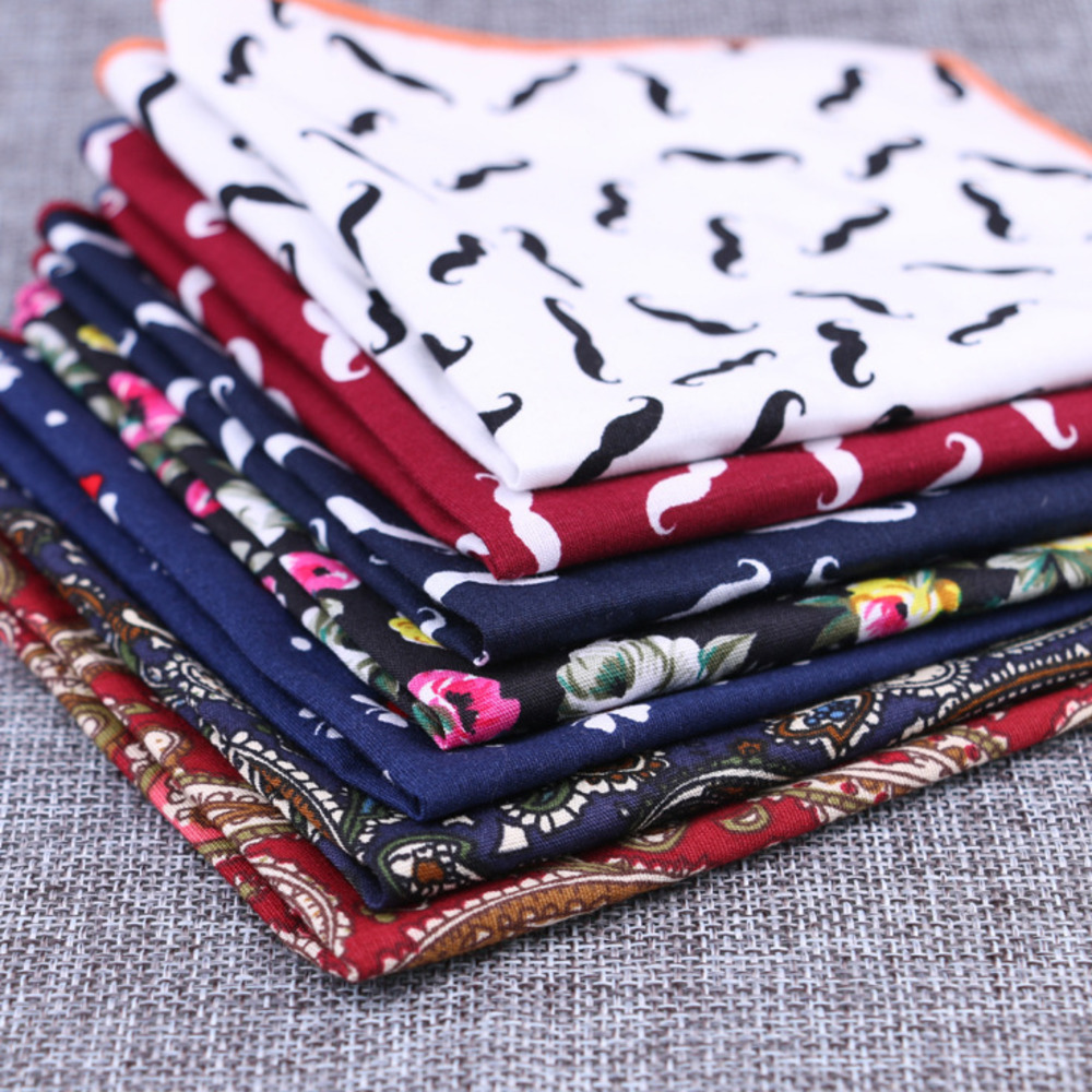 Fashion Cotton Pocket Square F – Handkerchief Cotton Men Bewertung und Preis
