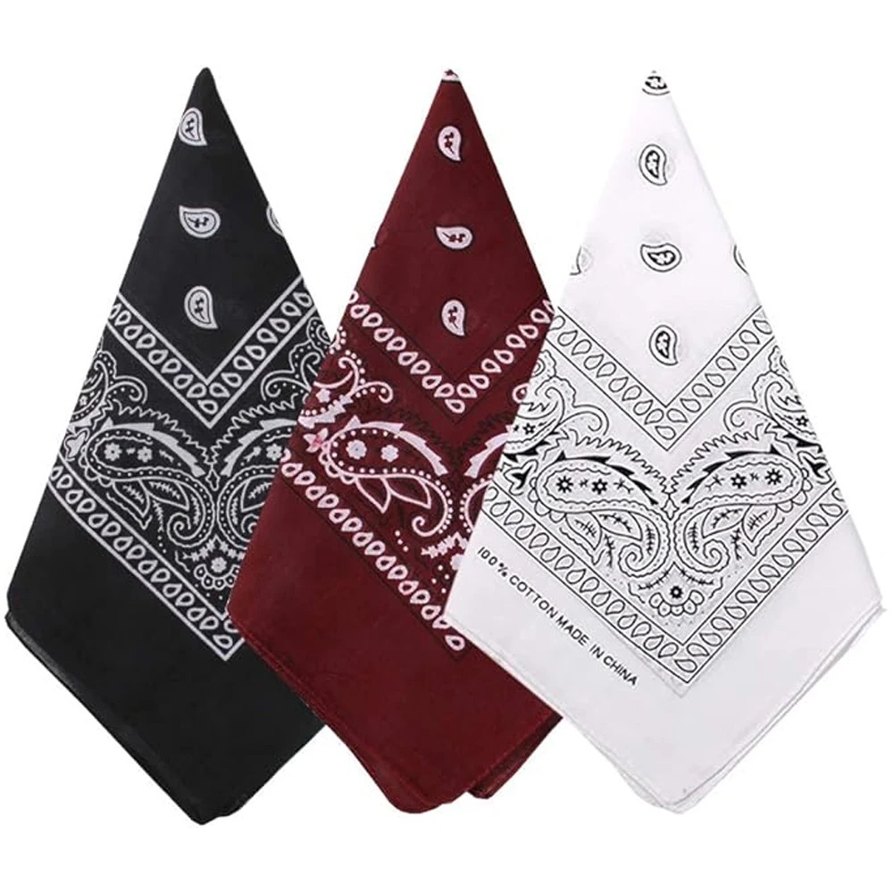 Unisex Men Women Bandana Hairb – Handkerchief Cotton Men Bewertung und Preis