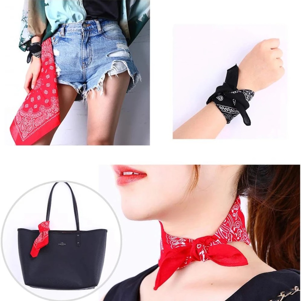 Unisex Men Women Bandana Hairb – Handkerchief Cotton Men Bewertung und Preis