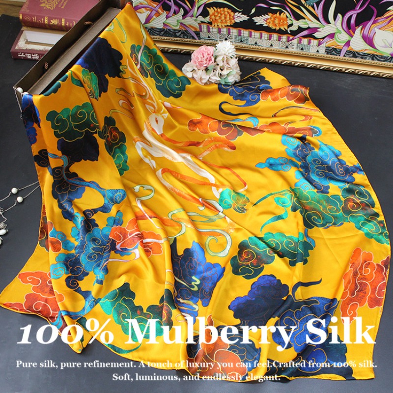 New Luxury 110x110cm Real Silk – Pashmina Wrap Large Bewertung und Preis