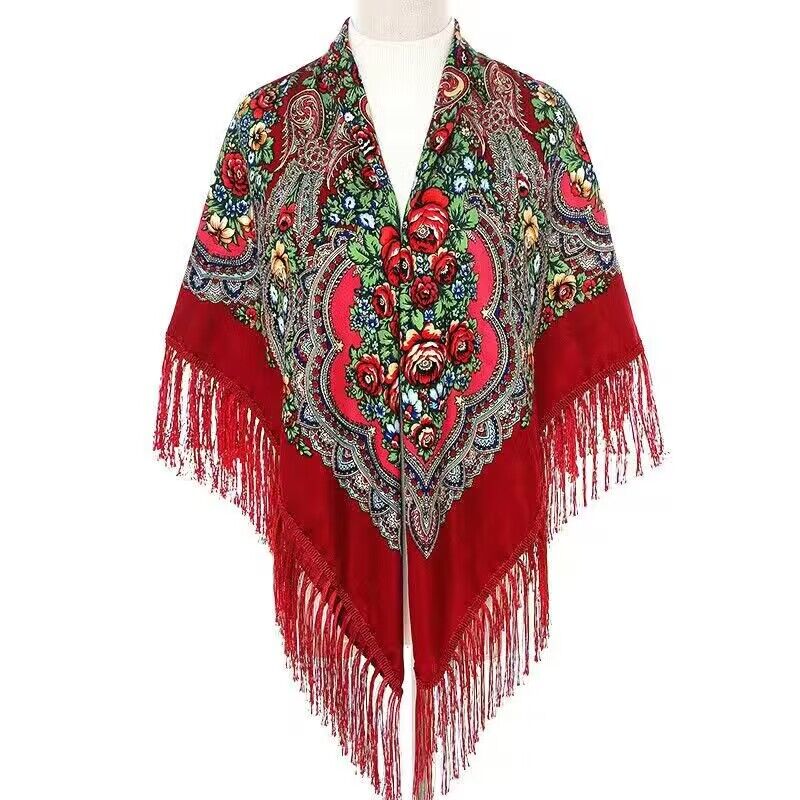 130*130cm Ethnic Printed Squar – Woven Scarf Blanket Bewertung und Preis