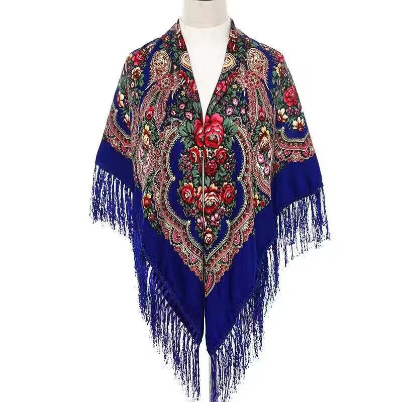 130*130cm Ethnic Printed Squar – Woven Scarf Blanket Bewertung und Preis