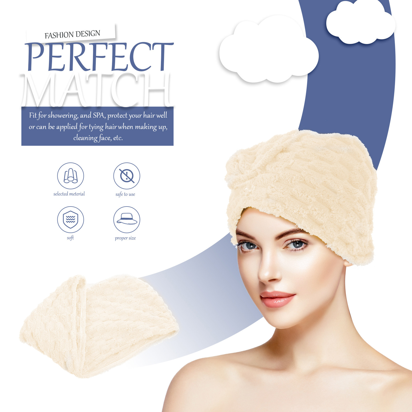 Extra Thick Hair Towel Wrap fo – Head Wrap Turban Bewertung und Preis