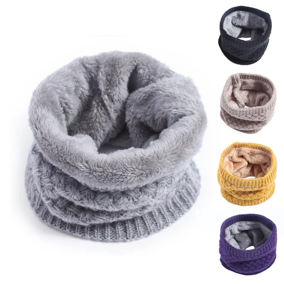 Kids Girls/Boys Winter Knitted – Infinity Scarf Knit Bewertung und Preis
