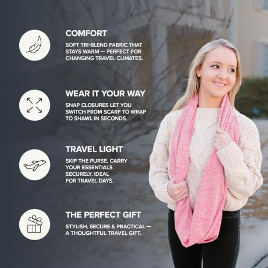 Infinity Travel Scarf Loop wit – Infinity Scarf Knit Bewertung und Preis