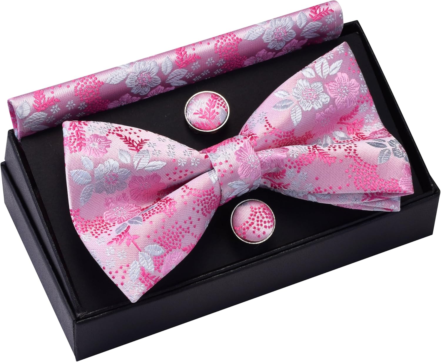 Floral Bow Tie & Handkerchief  – Pocket Square Set Bewertung und Preis