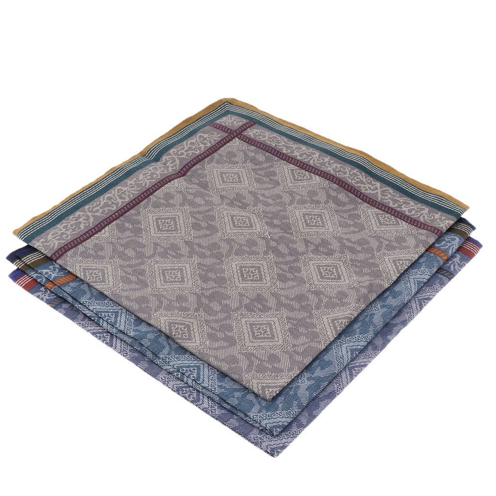 3pcs Classic Mens Plaid Handke – Handkerchief Cotton Men Bewertung und Preis