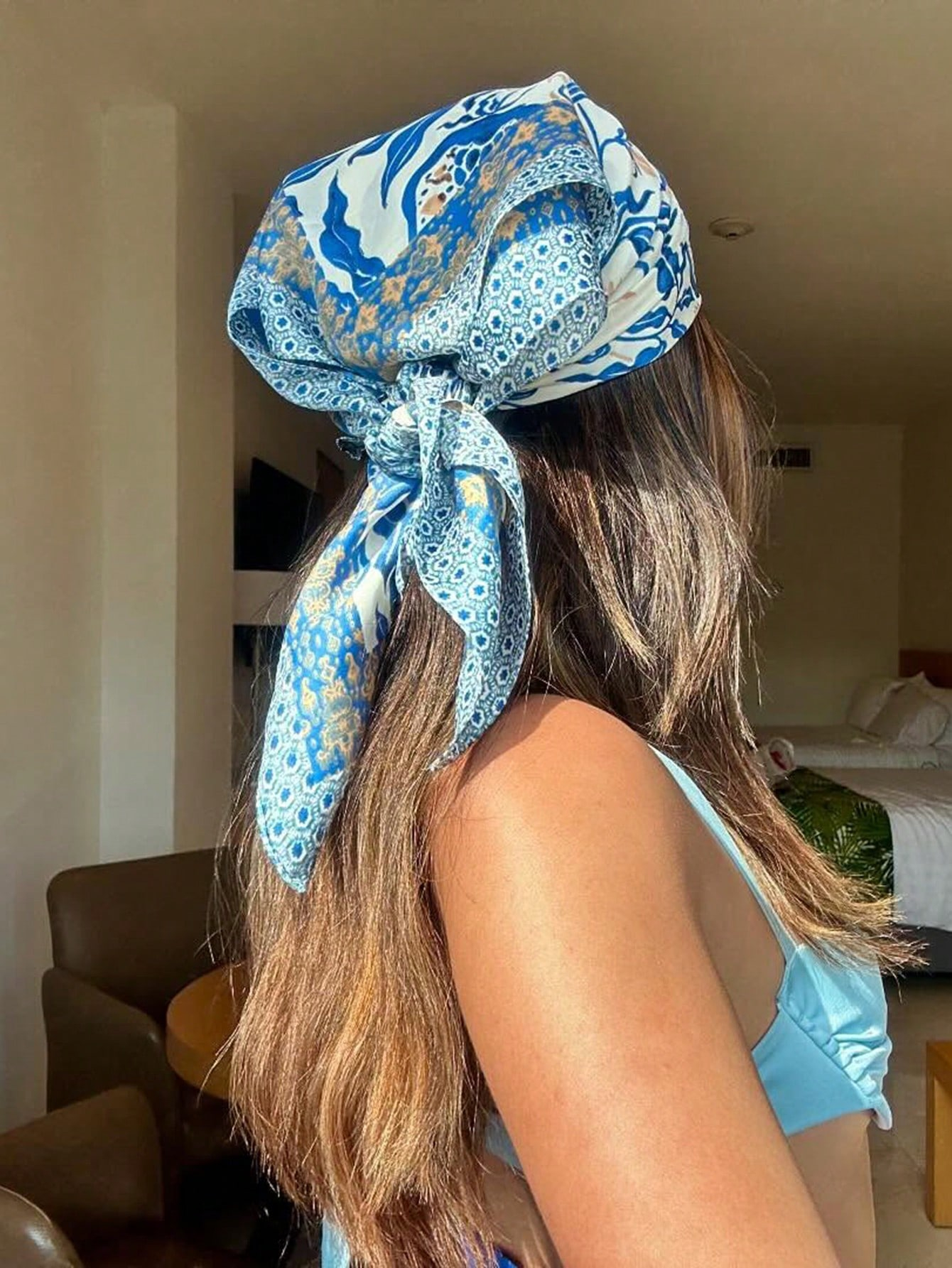 Luxury Brand Bohemia Print Squ – Silk Neck Scarf Bewertung und Preis