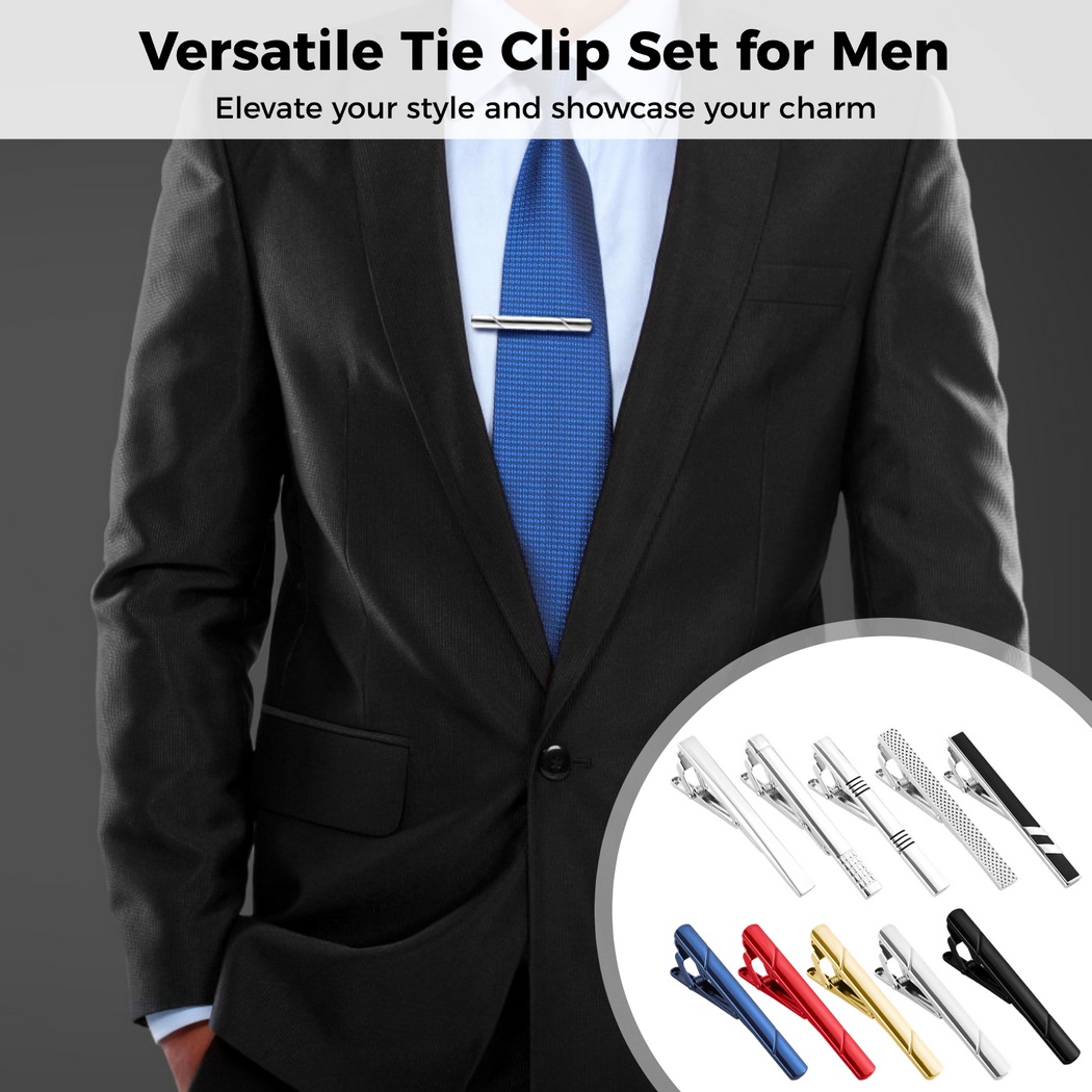 10Pcs Tie Clips Tie Clip Set F – Tie Bar Set Gift Bewertung und Preis