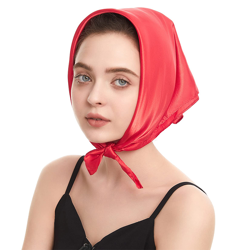 2024 New Fashion Women Satin S – Scarf Silk Square Bewertung und Preis