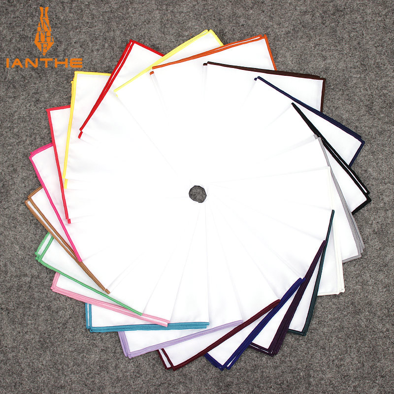 2018 Fashion Mens Cotton White – Pocket Square Set Bewertung und Preis