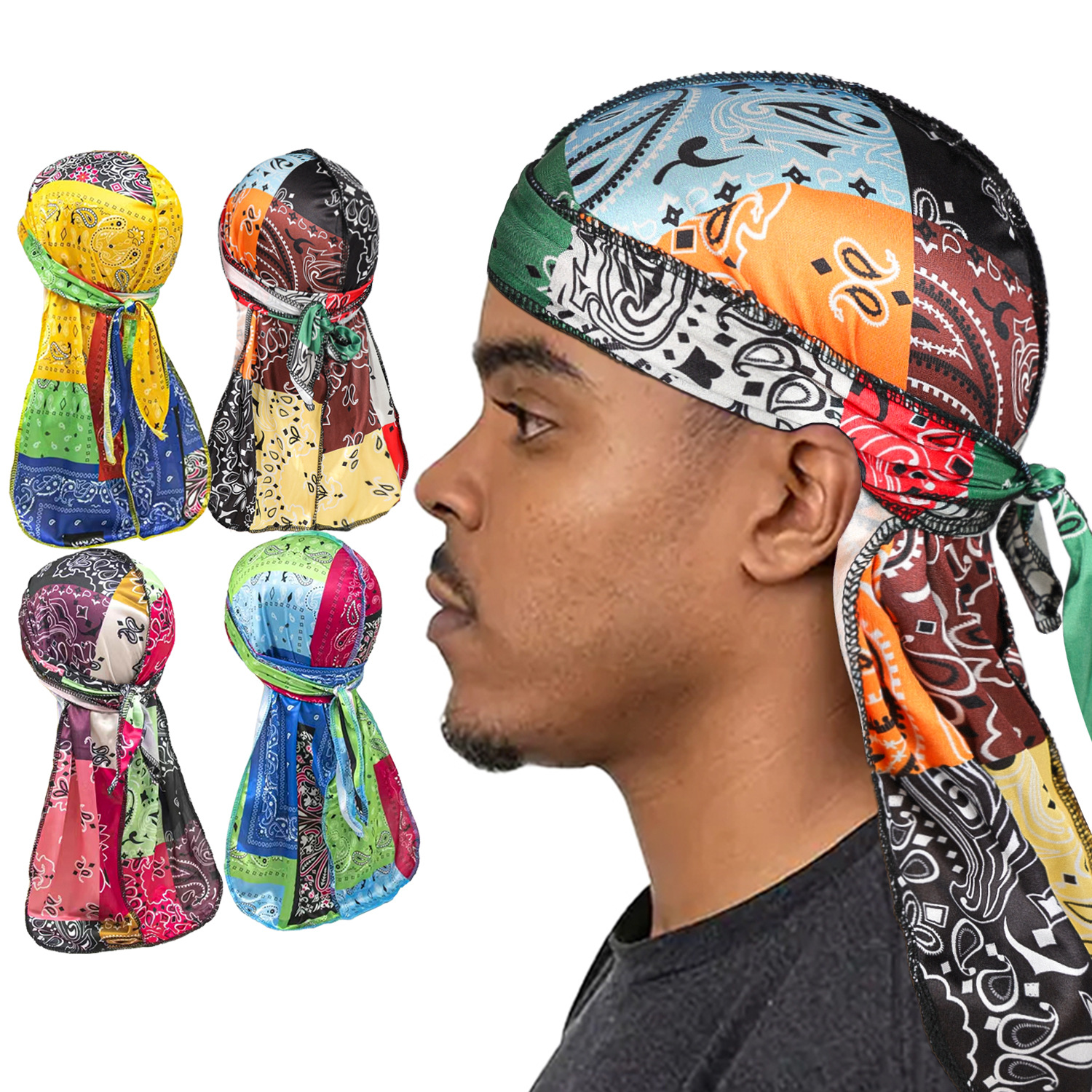 Paisley Printing Silky Durags  – Bandana Doo Rag Bewertung und Preis