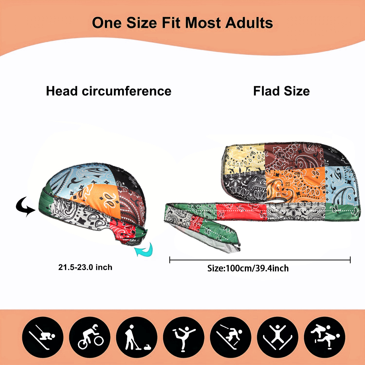 Paisley Printing Silky Durags  – Bandana Doo Rag Bewertung und Preis