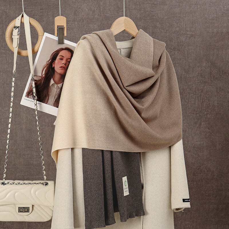 New 2024 Gradient Cashmere Sca – Woven Scarf Blanket Bewertung und Preis