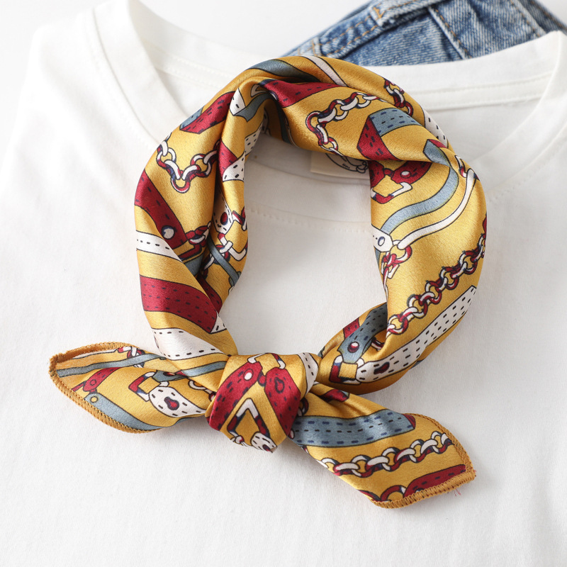 Women scarf  50*50cm Square Sk – Silk Tie Striped Bewertung und Preis