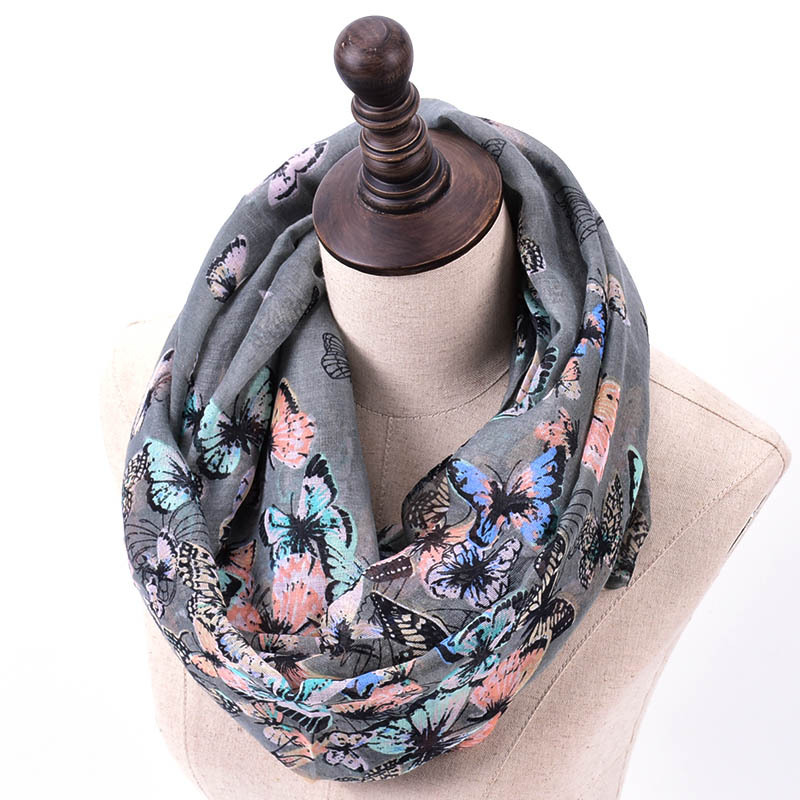 2022 New Fashion Butterfly Pri – Infinity Scarf Knit Bewertung und Preis
