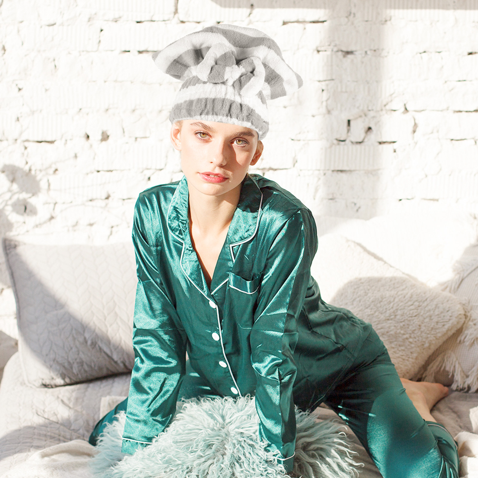 2Pcs Hair Drying Turban Cap Ab – Head Wrap Turban Bewertung und Preis