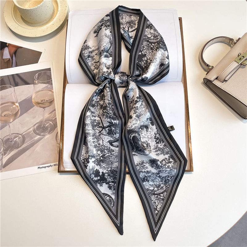 Luxury Long Neckerchief Skinny – Silk Neck Scarf Bewertung und Preis