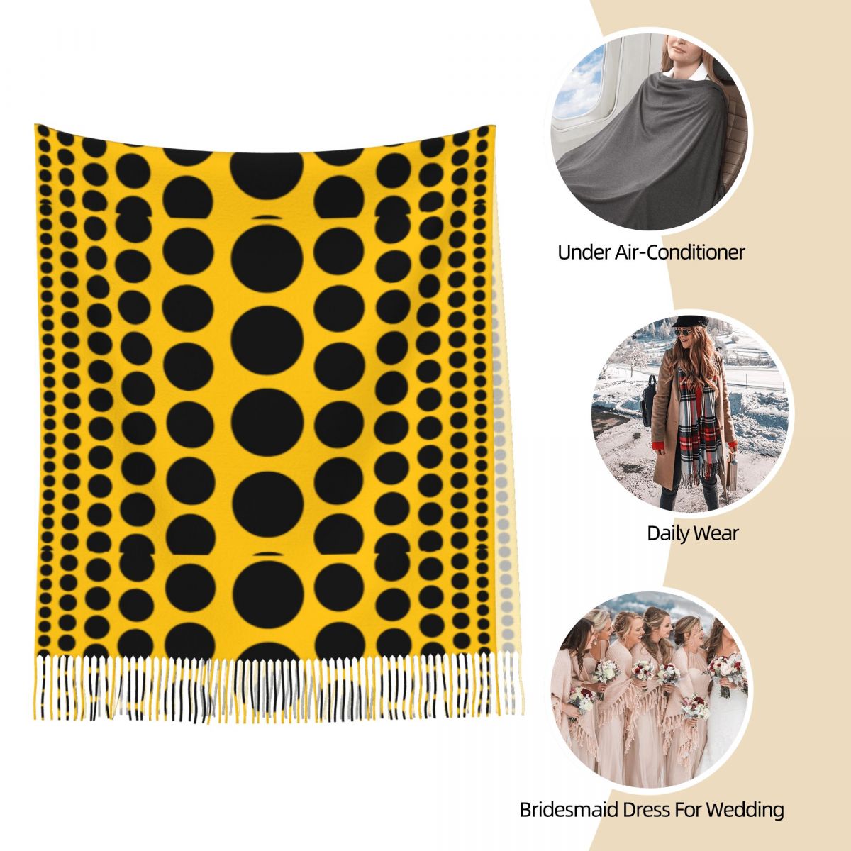 Infinity Polka Dots Scarf for  – Infinity Scarf Knit Bewertung und Preis
