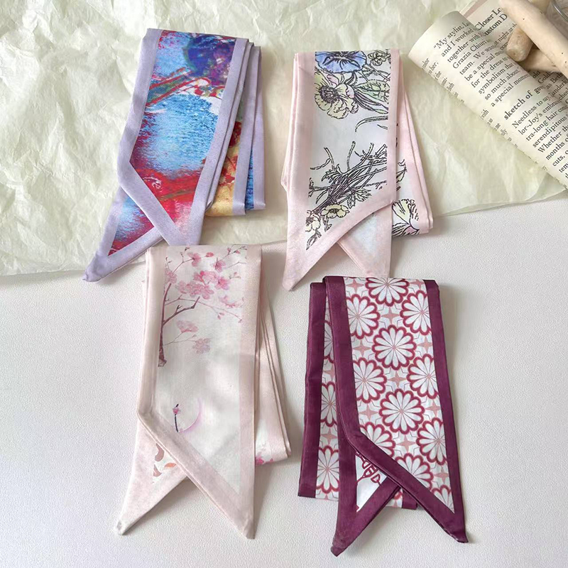 Fashion Women Silk Satin Skinn – Silk Neck Scarf Bewertung und Preis