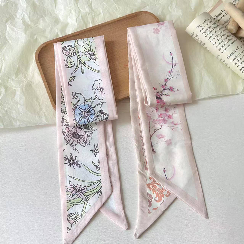 Fashion Women Silk Satin Skinn – Silk Neck Scarf Bewertung und Preis