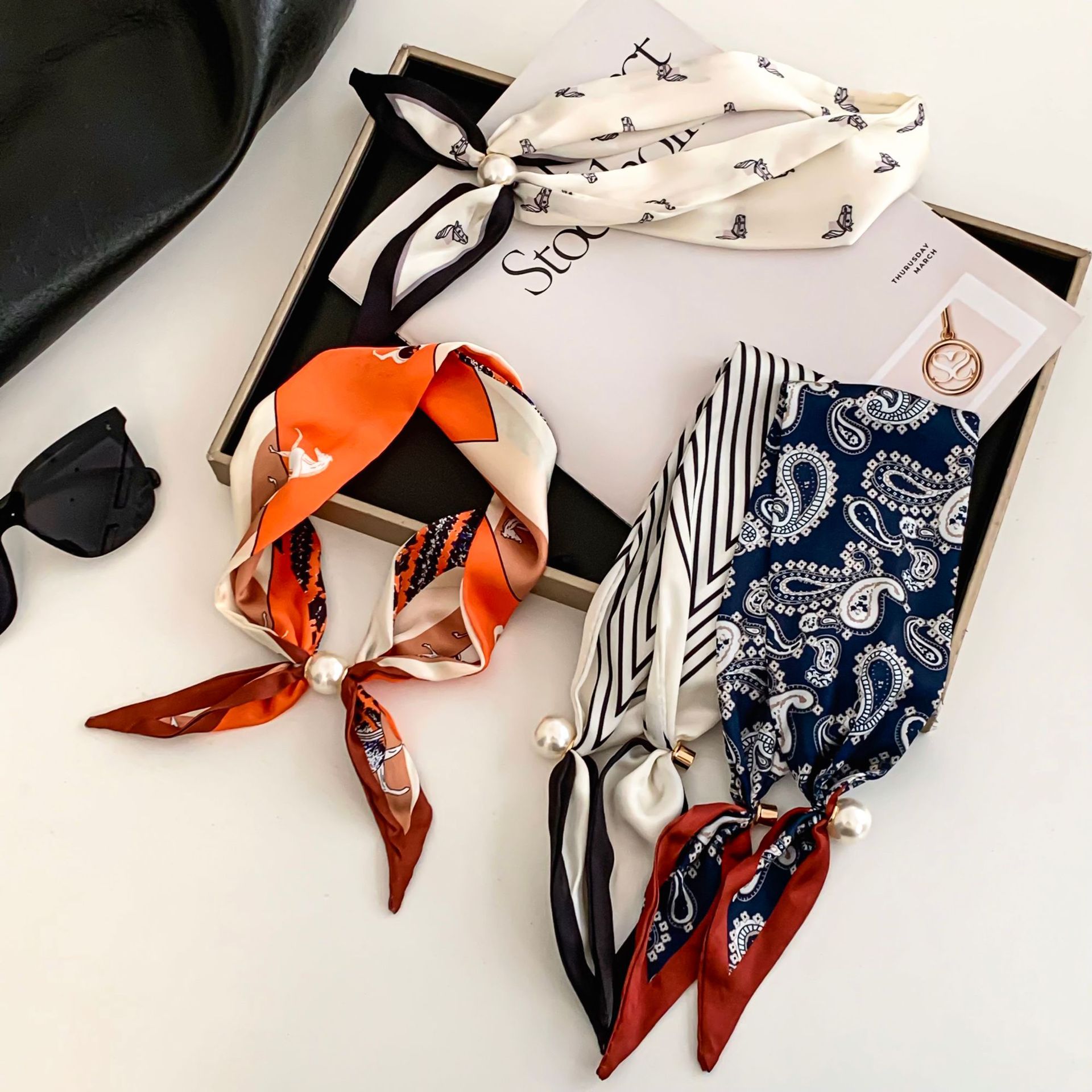 Cashew Flower Silk Scarf Effor – Silk Neck Scarf Bewertung und Preis