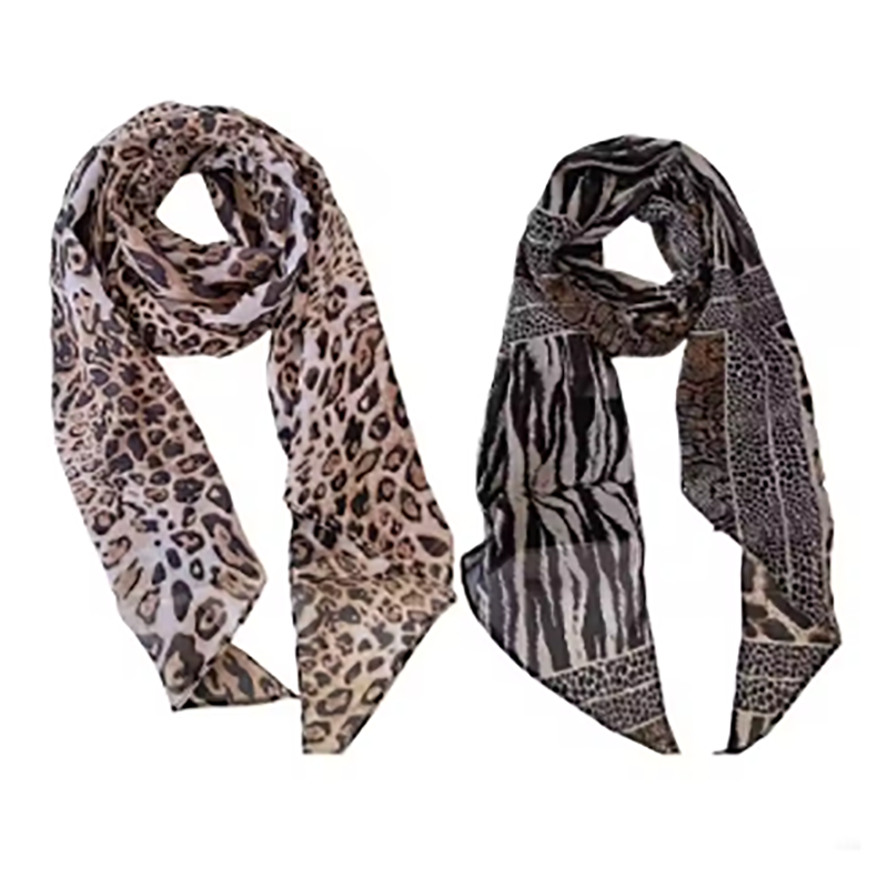 Leopard Small Long Silk Scarf  – Silk Tie Striped Bewertung und Preis