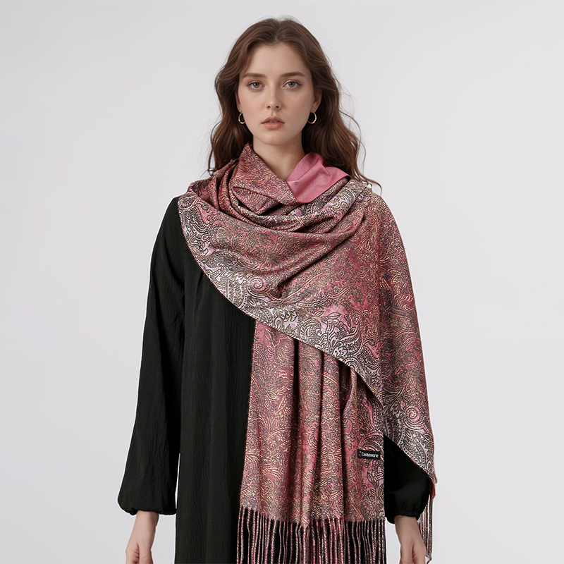 Luxury Paisley Pashmina Shawl  – Woven Scarf Blanket Bewertung und Preis