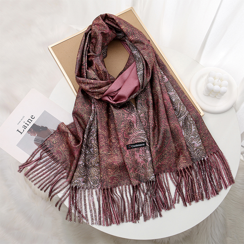 Luxury Paisley Pashmina Shawl  – Woven Scarf Blanket Bewertung und Preis