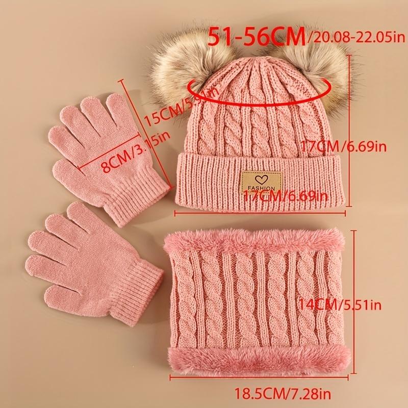 Toddler Kids Pom Pom Decor Bea – Infinity Scarf Knit Bewertung und Preis