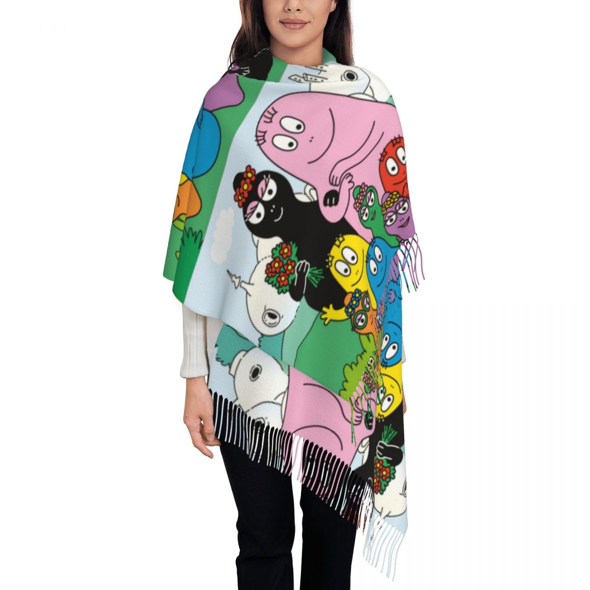Les Barbapapa Family Shawls Wr – Pashmina Wrap Large Bewertung und Preis