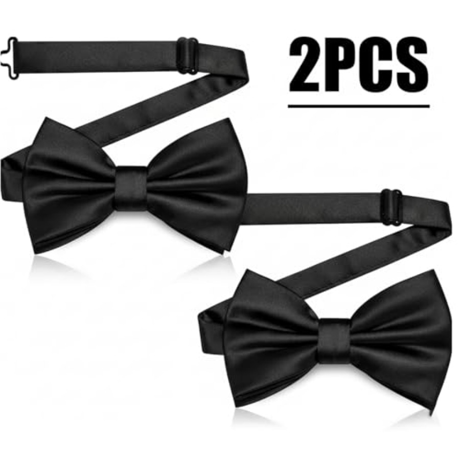 Solid Color Pre-Tied Bow Ties  – Bow Tie Pre Tied Bewertung und Preis
