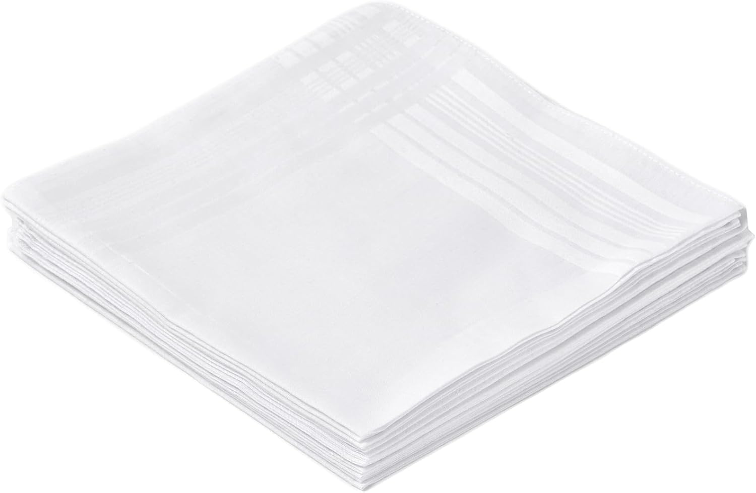 Men's Pure White 100% Cotton H – Handkerchief Cotton Men Bewertung und Preis