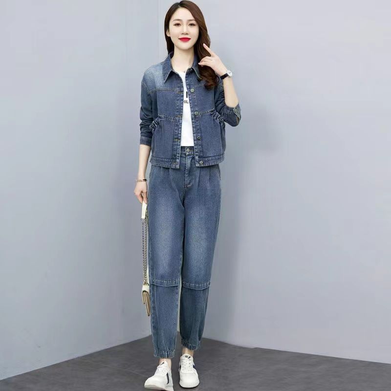 Women Denim Suits 2024 New Spr – Pocket Square Set Bewertung und Preis
