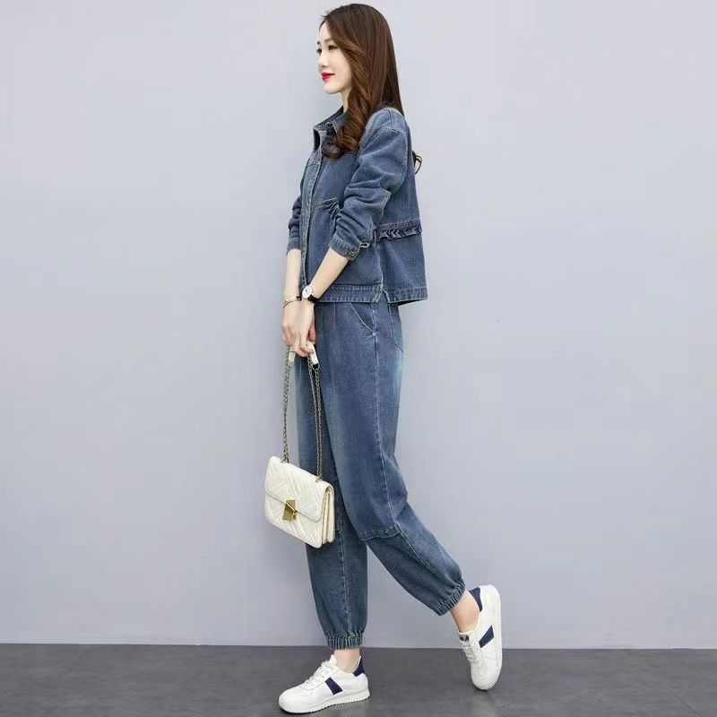 Women Denim Suits 2024 New Spr – Pocket Square Set Bewertung und Preis