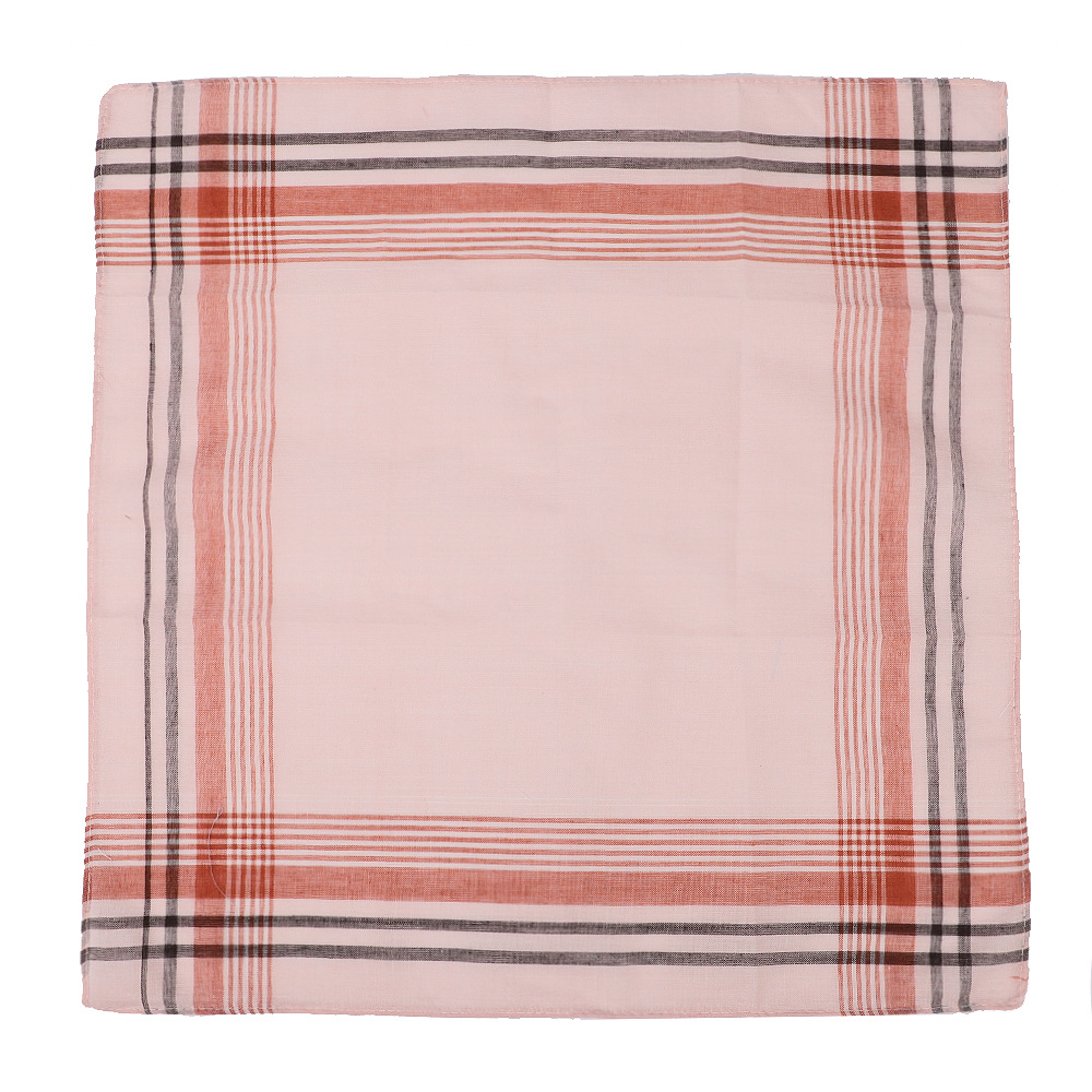 6pcs Men's Mixed Color Plaid S – Handkerchief Cotton Men Bewertung und Preis
